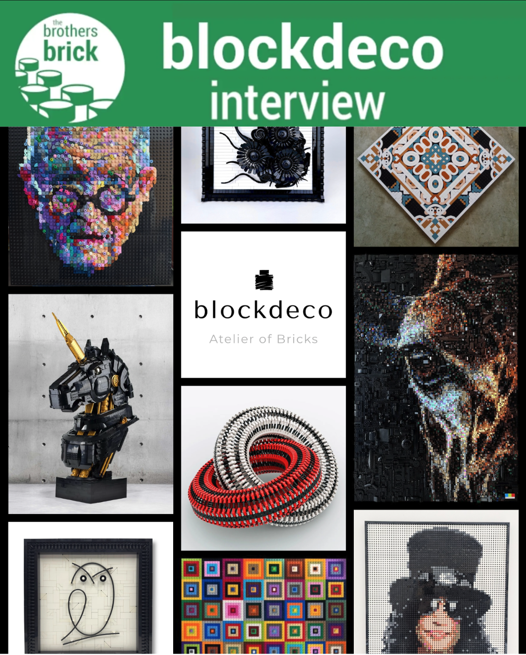 The Brothers Brick interview feature on blockdeco